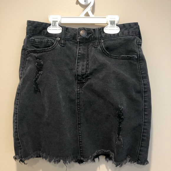 2/$10 Aeropostale High Rise Denim Skirt - Picture 1 of 4